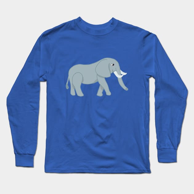 Elephant Long Sleeve T-Shirt by Geometrico22